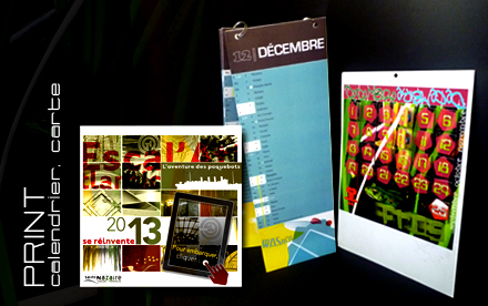 Communication : Print / Calendriers, cartes...