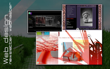 Web Design : newsletter, blog, webmaster, Html, CSS